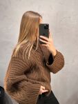 COCOMORE SWETER WARKOCZ BRĄZ MUSTANG - 2