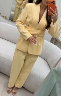 SEMPRE KOMPLET GARNITUR TAYLOR ŻÓŁTY