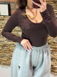 ROYAL CLUB BLUZKA LONGSLEEVE Z LOGIEM ESPRESSO - 2