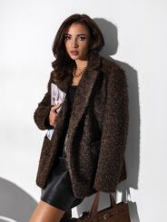 MI...MI MARYNARKA BUKLA OVERSIZE CZEKOLADA