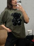 ROYAL CLUB T-SHIRT MIŚ KHAKI - 5