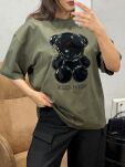 ROYAL CLUB T-SHIRT MIŚ KHAKI - 4