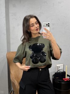 ROYAL CLUB T-SHIRT MIŚ KHAKI