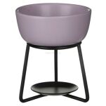 Kominek do wosków  Yankee Candle Pebble Grey Lilac - 2