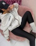 LA MILLA DRESOWA BLUZA LOGO Z KAPTUREM SZARA - 2