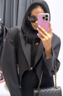 LA MILLA BALACLAVA KOMINOKAPTUR CZARNA