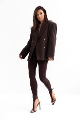 SEMPRE DWURZĘDOWA MARYNARKA SCARLET CZEKOLADA