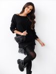 BY O LA LA!  SUKIENKA/BLUZKA Z HALKĄ CZARNA - 2