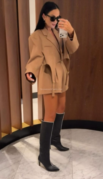 LA MILLA MARYNARKA Z PASKAMI KARMEL