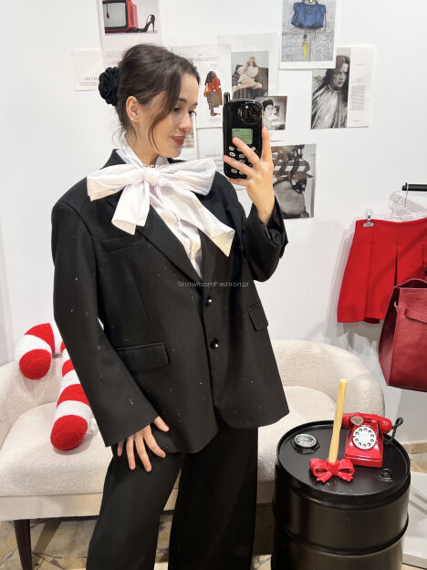 EMO MARYNARKA BLING II CZARNA