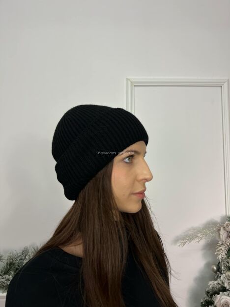 BY O LA LA...! ZIMOWA CZAPKA BEANIE SARA CZARNA