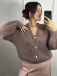 SWETER KRÓTKI KARDIGAN BABY MOHER AURORA BRUDNY RÓŻ - 3