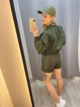 BY O LA LA! KURTKA BOMBERKA OLL SPORT KHAKI - 4