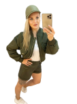 BY O LA LA! KURTKA BOMBERKA OLL SPORT KHAKI - 5
