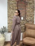 ROYAL CLUB KOMPLET LONGSLEEVE + SPODNIE SINDBAD LUNA BEŻ/TAUPE - 2