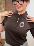 DZIANINOWA BLUZKA POLO ESPRESSO - 2