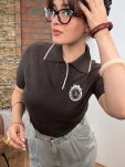 DZIANINOWA BLUZKA POLO ESPRESSO - 3