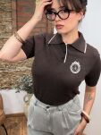 DZIANINOWA BLUZKA POLO ESPRESSO - 5