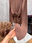 ROYAL CLUB BLUZKA LONGSLEEVE ROSSIE MOCCA (MLECZNA CZEKOLADA) - 2