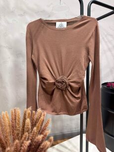 ROYAL CLUB BLUZKA LONGSLEEVE ROSSIE MOCCA (MLECZNA CZEKOLADA)