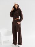 BY O LA LA...! KOMPLET BLUZA GORSET + SPODNIE CZEKOLADA (CHOCOMUS) - 2
