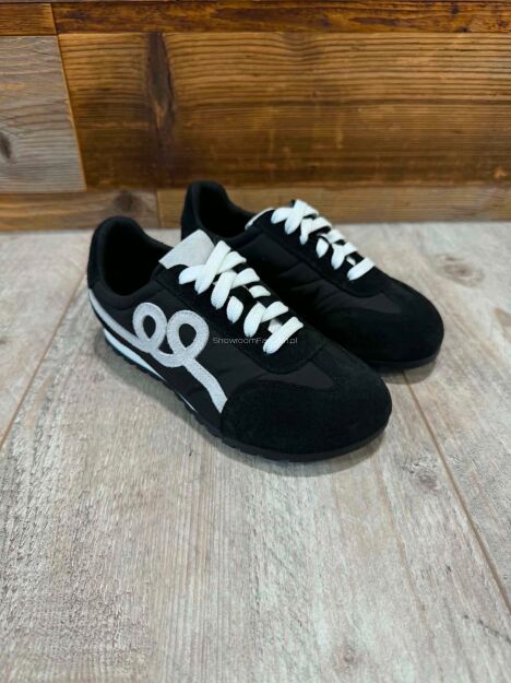BY O LA LA...! TRAMPKI SNEAKERSY FANCY CZARNE