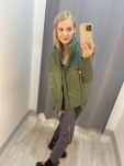 BY O LA LA...! KAMIZELKA ZE STÓJKĄ KHAKI - 2