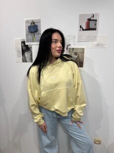 LA MILLA BLUZA OVERSIZE KANGURKA ŻÓŁTA