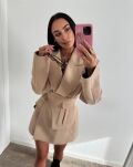 LA MILLA MARYNARKA + PASEK Z KIESZONKĄ JASNY BEŻ - 3
