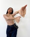 LA MILLA BLUZKA KORONKOWA LACE BEŻ - 4