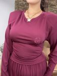 ROYAL CLUB KOMPLET LONGSLEEVE + SPODNIE SINDBAD LUNA BURGUND - 3