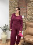 ROYAL CLUB KOMPLET LONGSLEEVE + SPODNIE SINDBAD LUNA BURGUND - 2