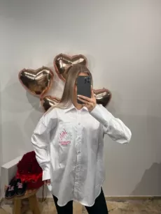 LA MILLA KOSZULA OVERSIZE STYLISH CLUB BIAŁA