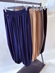 BY O LA LA...! LEJĄCE SPODNIE ALLADYNKI STAR CZARNE