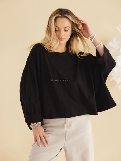 BY O LA LA! BLUZKA NIETOPERZ EMILY CZARNA