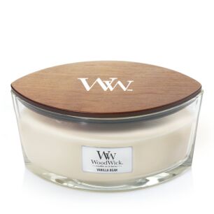 Vanilla Bean- WoodWick- elipsa świeca zapachowa z drewnianym knotem