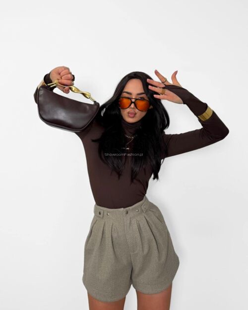 LA MILLA SPODENKI Z ZAKŁADKAMI WEŁNA JASNY BEŻ