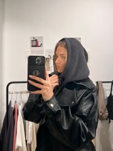 SEMPRE BALACLAVA KOMINOKAPTUR MERINO WOOL GRAFIT