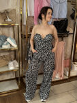 LA MILLA BODY/KOSTIUM PRINT LOGO CZARNE - 2