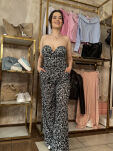 LA MILLA BODY/KOSTIUM PRINT LOGO CZARNE - 3