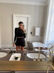 LA MILLA WISKOZOWA BLUZKA LONGSLEEVE Z PODUSZKAMI CZARNA - 2
