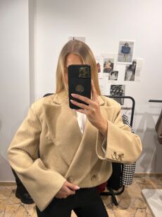 SEMPRE MARYNARKA KRÓTKA MAEVE SZRTUKS BEŻ