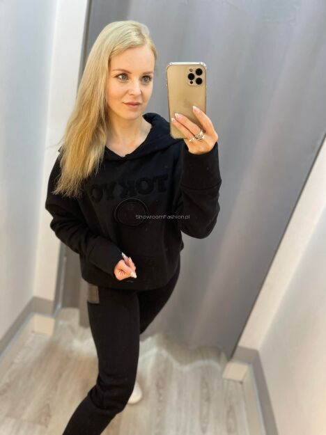 BY O LA LA...! DRESOWY KOMPLET TOKYO CZARNY