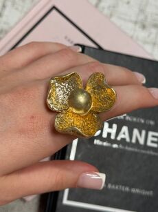 PIERŚCIONEK BLOOMING FLOWER ZŁOTY