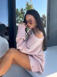 LA MILLA OVERSIZOWY SWETER TUNIKA RÓŻ - 3