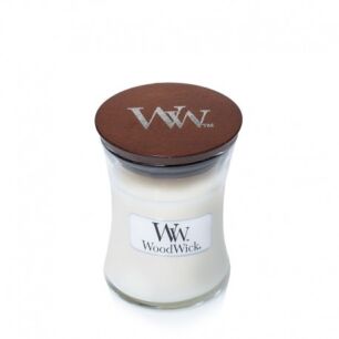 WoodWick - Island Coconut - mała świeca zapachowa z drewnianym knotem