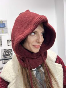 BALACLAVA KOMINOKAPTUR BORDO