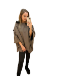 BY O LA LA...! DRESOWE PONCZO Z KAPTUREM ZIEMISTE - 8