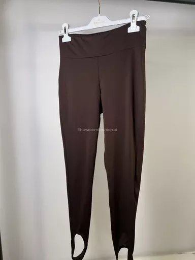 SEMPRE LEGGINSY Z ZAPIĘTKAMI CZEKOLADA