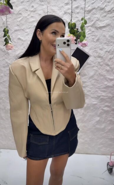 LA MILLA KURTKA RAMONESKA GORSETOWA TIFFANY NUDE